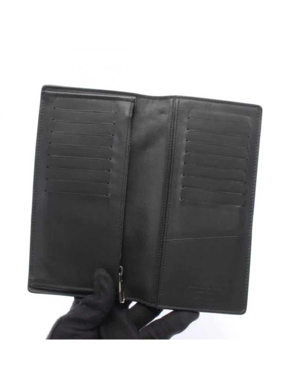Louis Vuitton Bifold Wallet Portefeuille Brazza NM Noir Leather